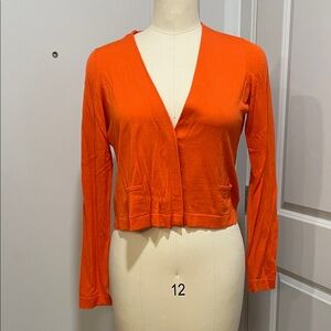 Akris Punto Bold Orange Sweater